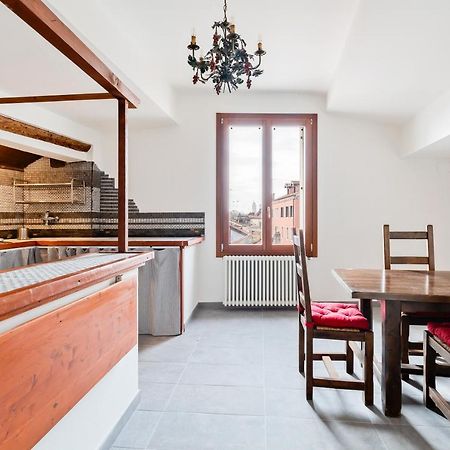 Ponte Di Rialto Penthouse With Panoramic Terrace Lägenhet Venedig Exteriör bild