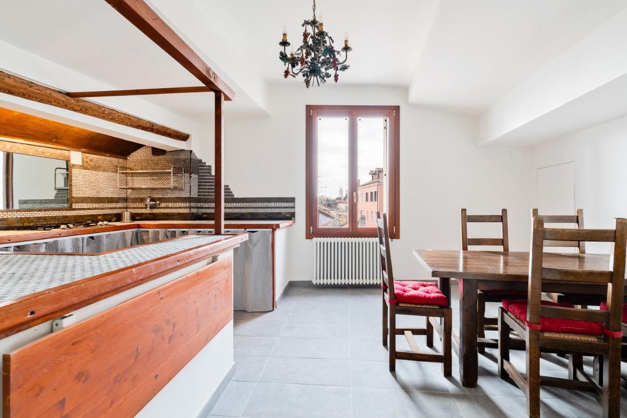 Ponte Di Rialto Penthouse With Panoramic Terrace Lägenhet Venedig Exteriör bild