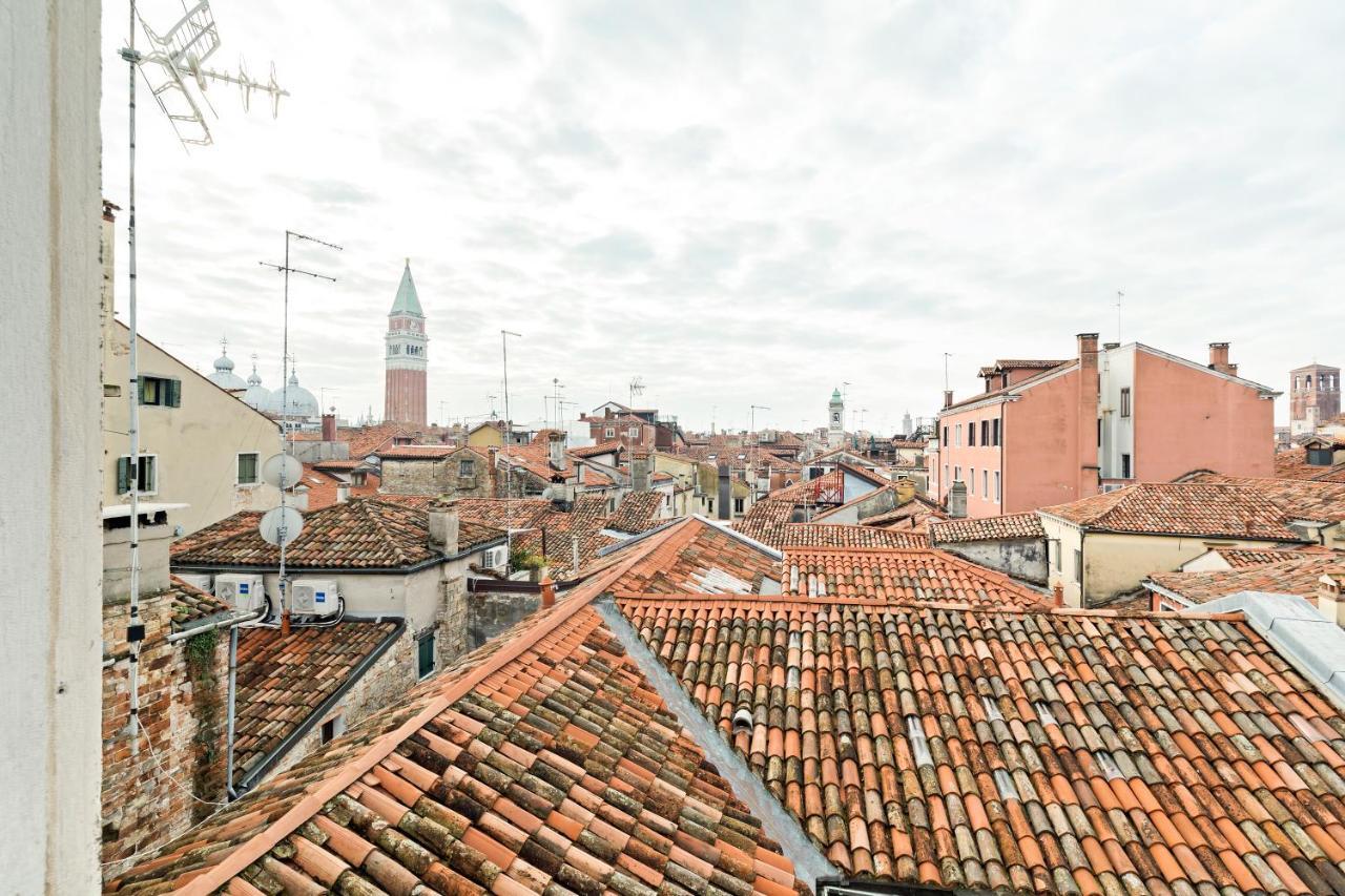 Ponte Di Rialto Penthouse With Panoramic Terrace Lägenhet Venedig Exteriör bild