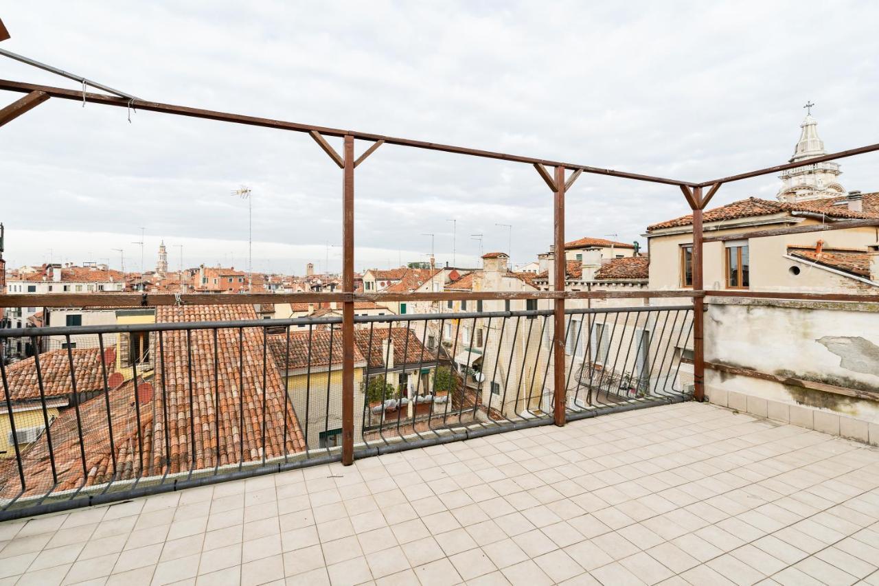 Ponte Di Rialto Penthouse With Panoramic Terrace Lägenhet Venedig Exteriör bild